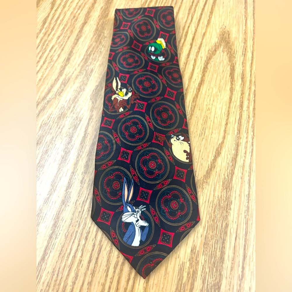 Vintage Warner‎ Bros. Looney 1993 neck tie bugs bunny